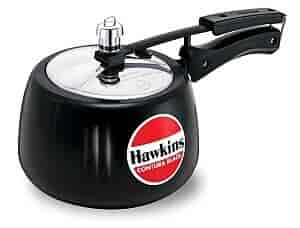 Hawkins Contura Aluminium Pressure Cooker (Black, CB30, 3 ltr)