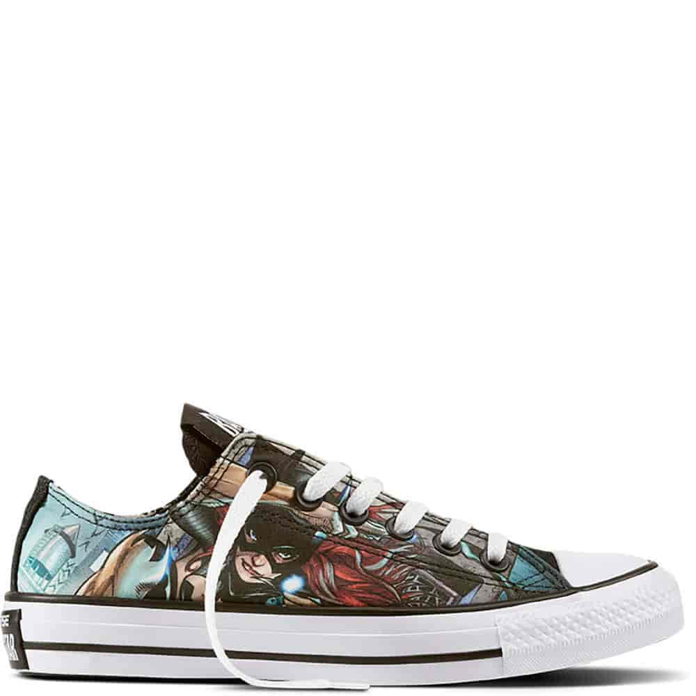 Converse Chuck Taylor All Star DC Comics Batgirl Black White Mens Sneakers [217HWJDK] 4.5