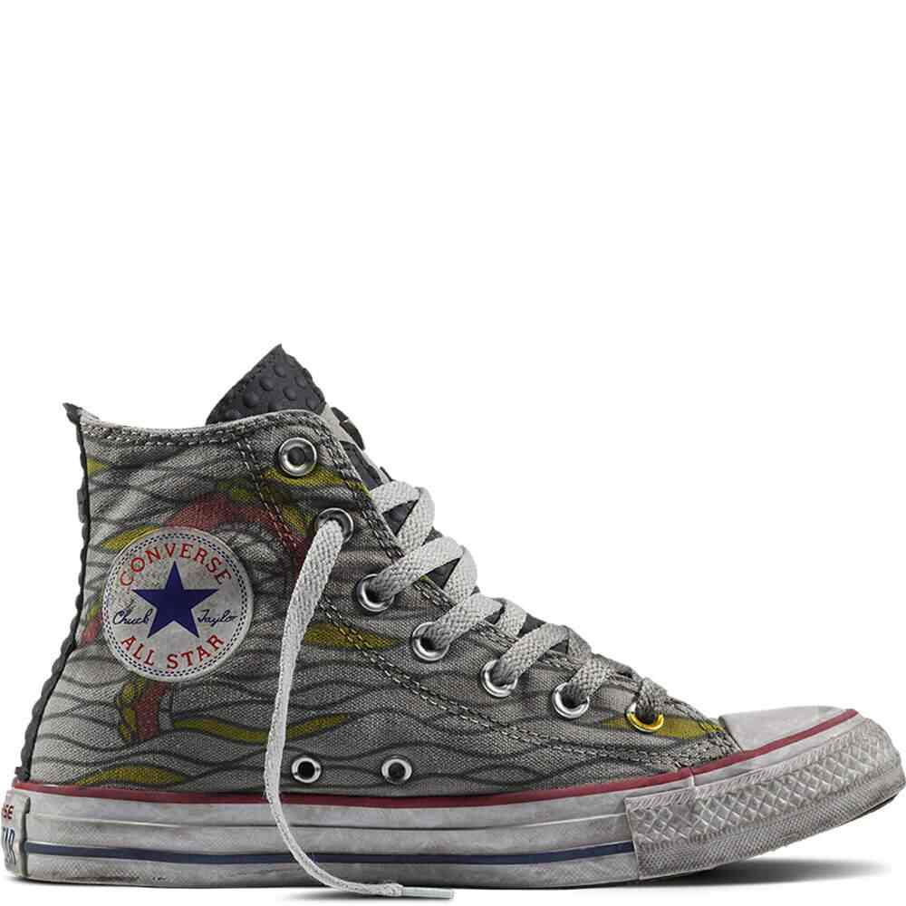 grey converse size 8