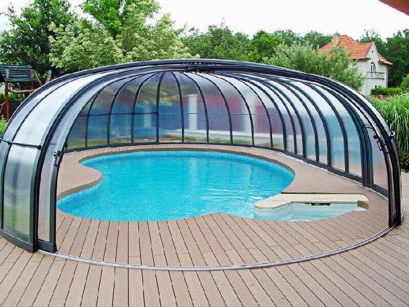 retractable pool enclosure