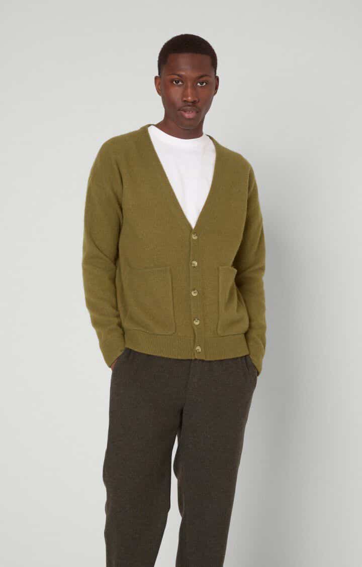 Half sleeve cardigan mens deals