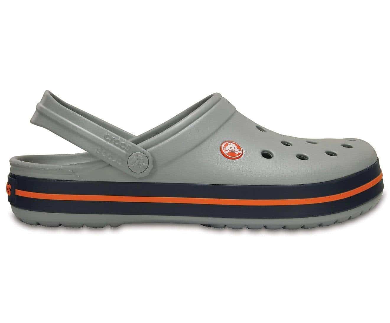 Crocs Crocband Light Grey/Navy Unisex Clog [11016-01U] 7