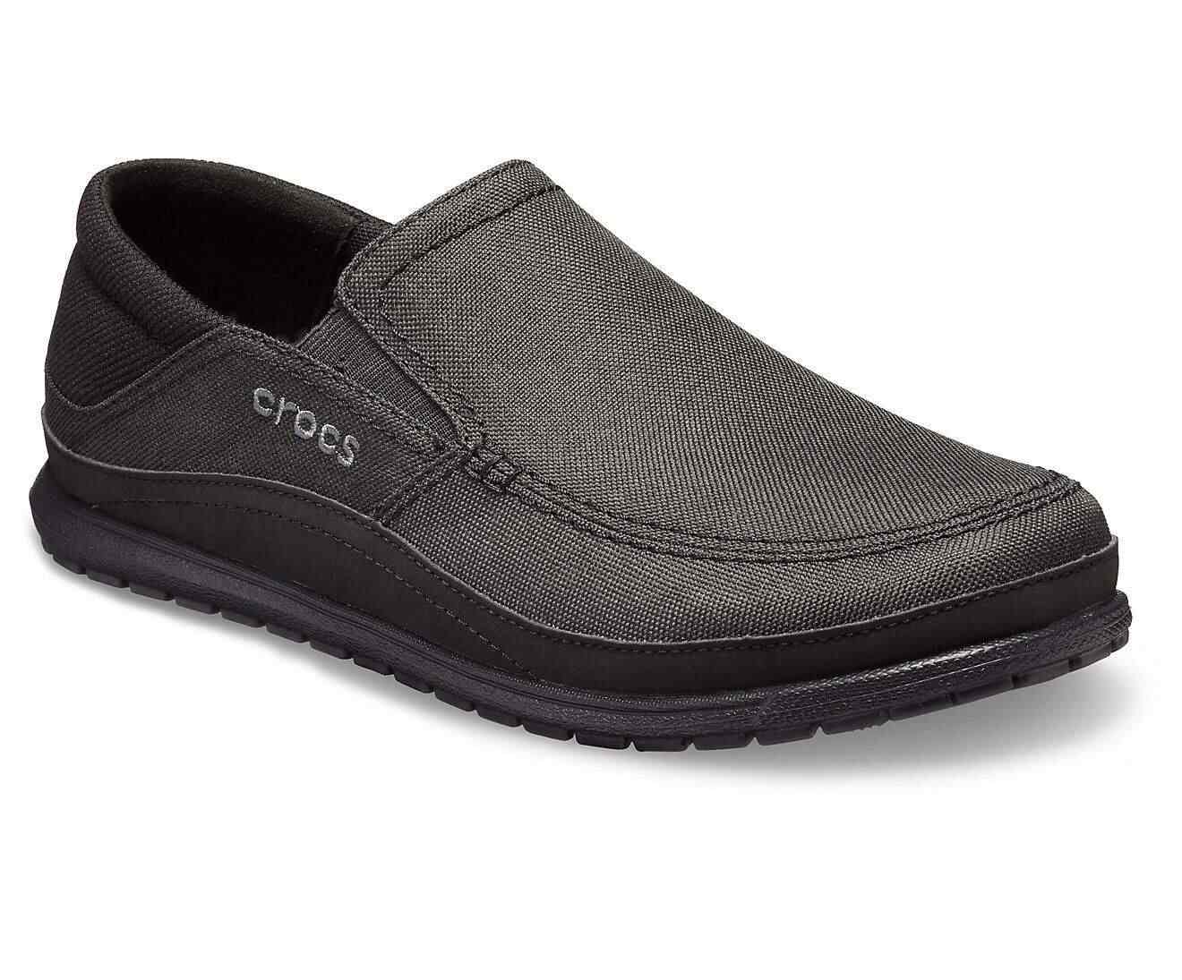 Black mens crocs size 9 hot sale