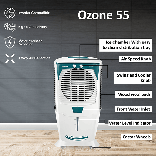Crompton cooler best sale ozone 75