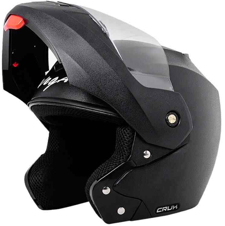 Vega Crux Black Full Face Medium Helmet [CRX−K]