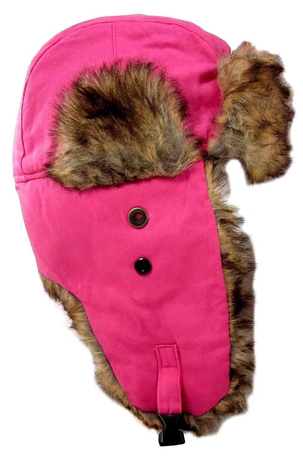 Dakota Dan Trooper Ear Flap Cap w// Faux Fur Lining Hat