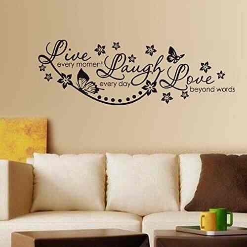 Buy Decals Design Live Laugh And Love Family Wall Sticker Pvc