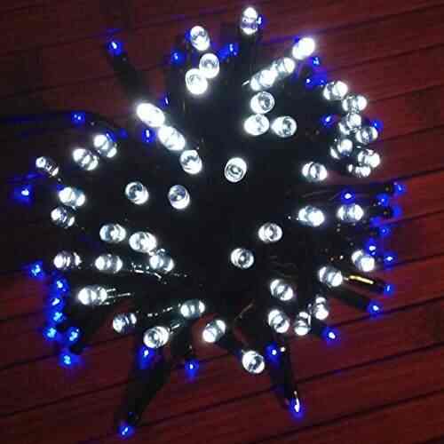Buy Devida Blue And Cool White Solar Christmas Hanukkah String