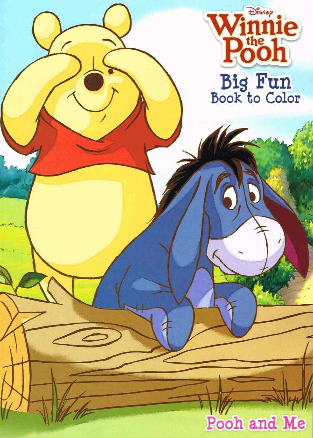 Disney/® Winnie the Pooh Big Fun Book to Color Set of 2 Dalmatian Press