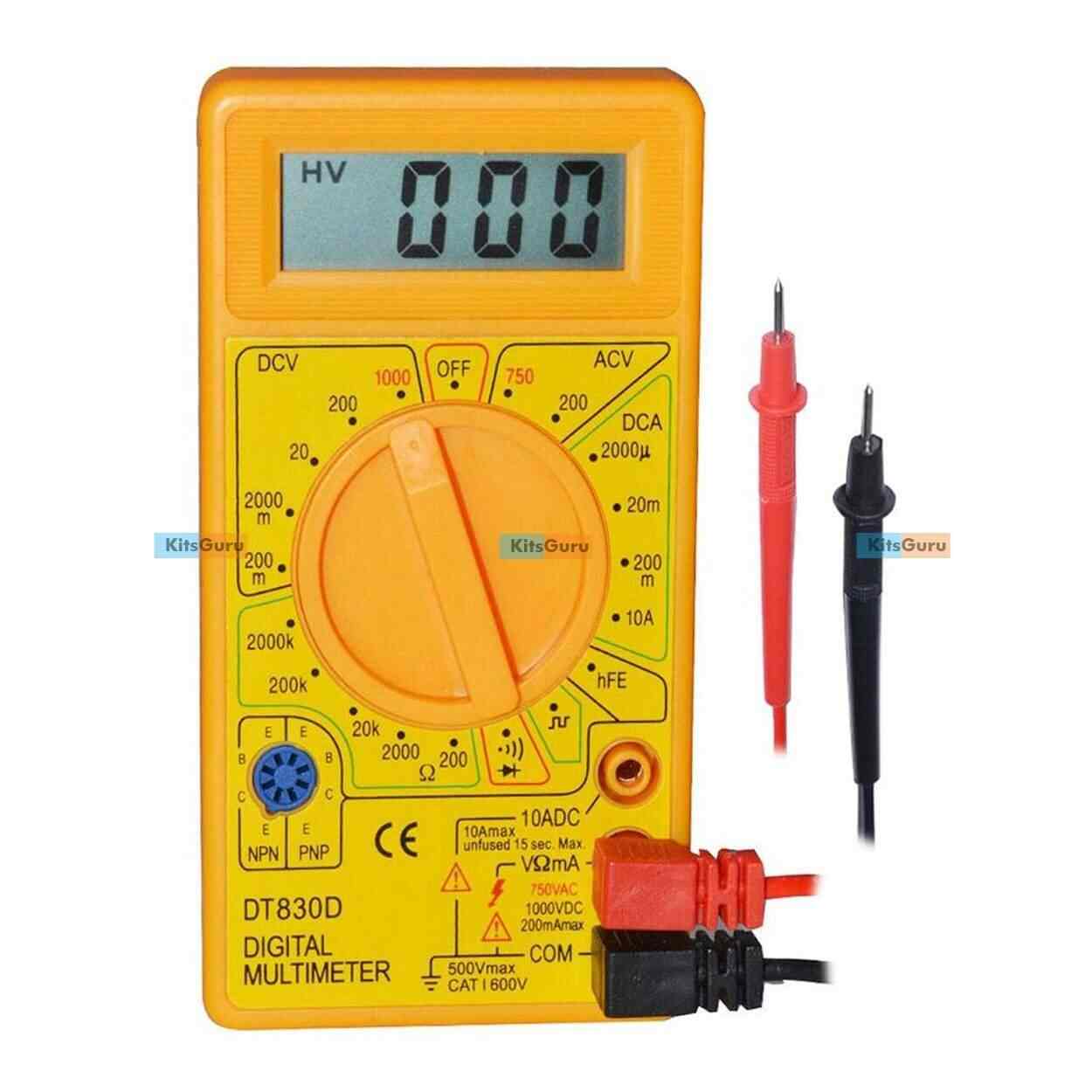 DT830D DIGITAL MULTIMETER KG172