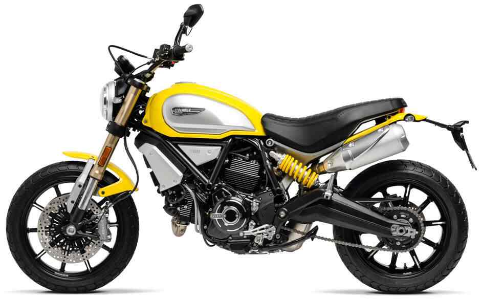 ducati scrambler yellow