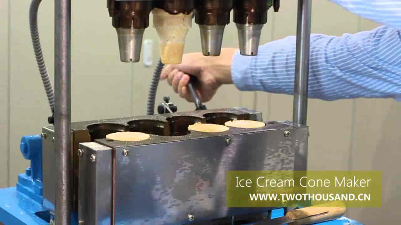 ice cream cone manufacturing machine