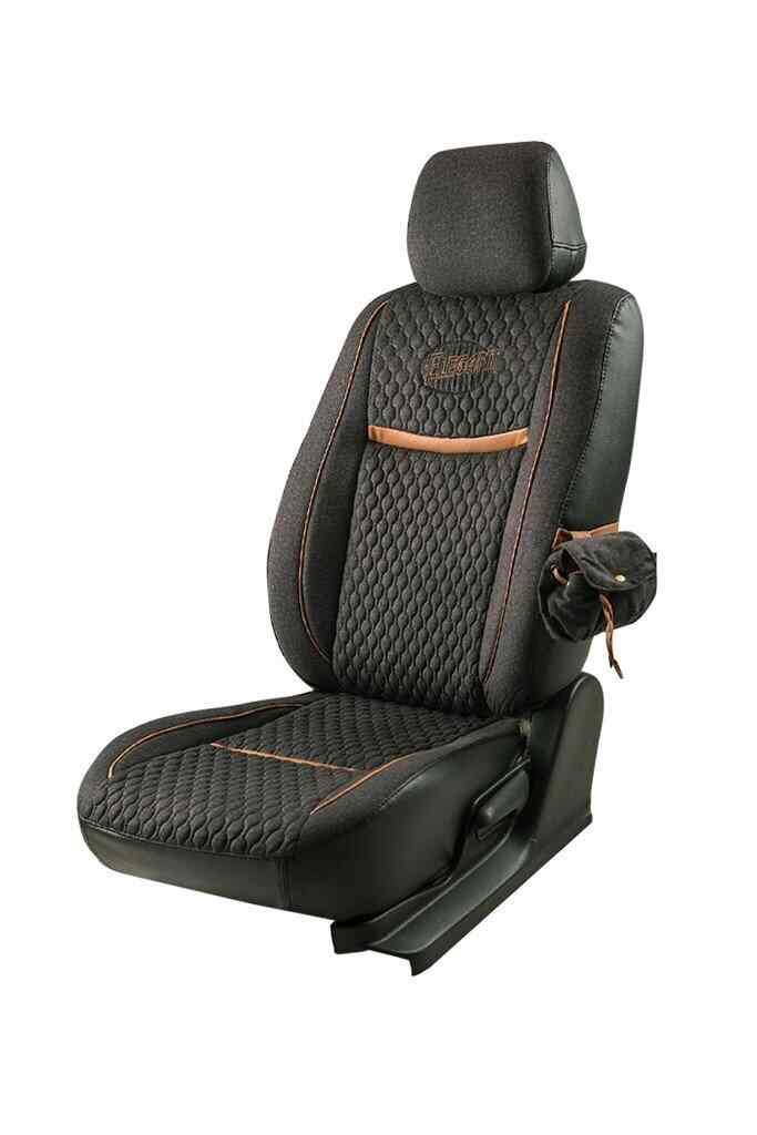 Elegant Car Seat Cover Elegant Beige Fabguard Jacquard Car Seat