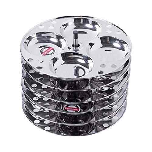 Buy Embassy Deluxe Idli Stand 6 Plates 24 Idlis Stainless Steel Features Price Reviews Online In India Justdial