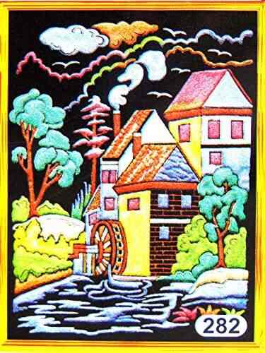 Buy Emboss Painting Kit 16x 22 Velvet Cloth 2 Pcs Painting Kit