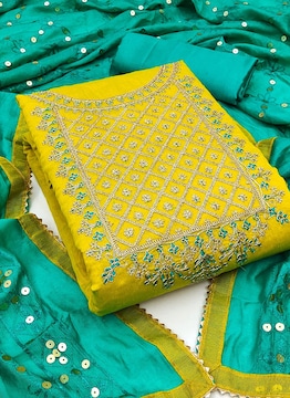 Plain Silk Dress Material in Patiala - Dealers, Manufacturers & Suppliers  -Justdial
