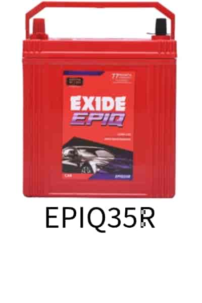 Exide EPIQ (EPIQ35R) Car Battery, Warranty 77 Months