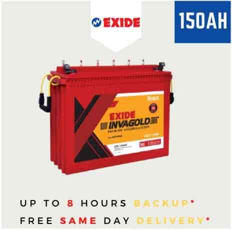 EXIDE IGTT1500 Invagold Inverter Battery