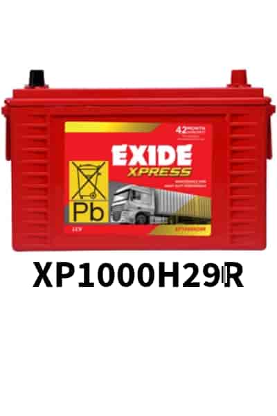EXIDE XPRESS (XP1000H29R) Truck Battery, Warranty 42 Months