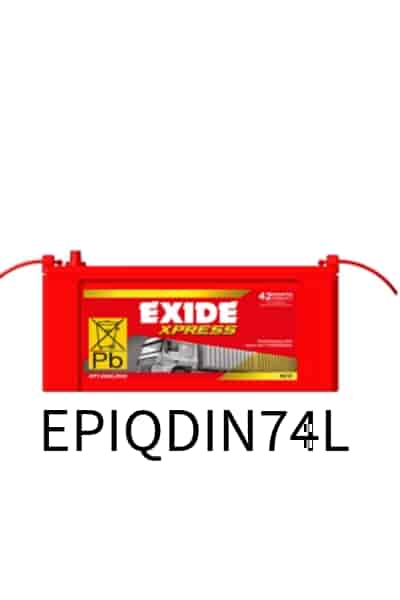 EXIDE XPRESS (XP1200L(RH)) Truck Battery, Warranty 42 Months