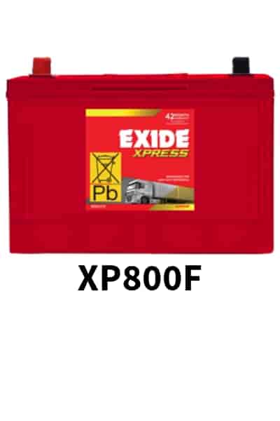EXIDE XPRESS (XP800F) Truck Battery, Warranty 42 Months