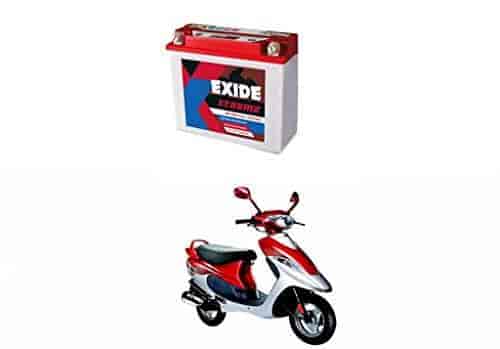 Scooty Pep Plus Tvs Zest Battery Price Exide Scooty Pep Battery