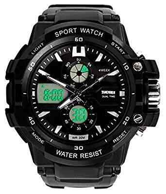 fastrack black sports watch