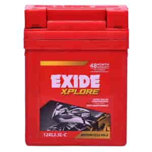 EXIDE Xplore Two Wheeler Battery (12XL2.5L-C)