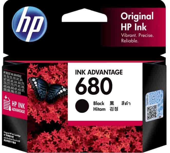 HP 680 Black Original Ink Advantage Cartridge [F6V27AA]