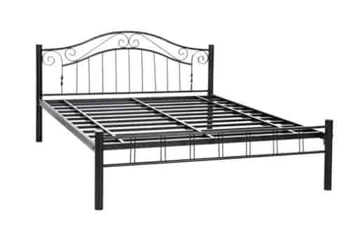 steel double cot