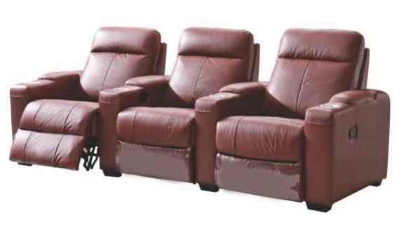 Featherlite Home Theatre Recliner Sofa Red G 3653 Features Featherlite Home Theatre Recliner Sofa Red G 3653