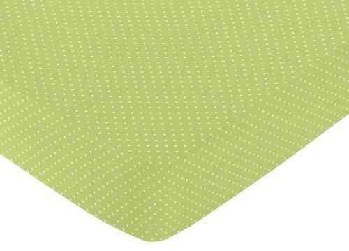 Fitted Crib Sheet For Turquoise And Lime Hooty Owl Babytoddler