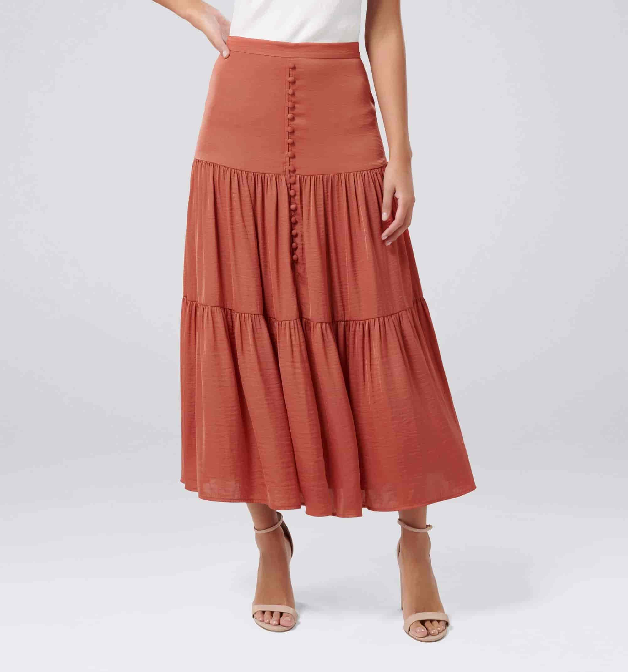 Forever new lilly deals tiered maxi skirt