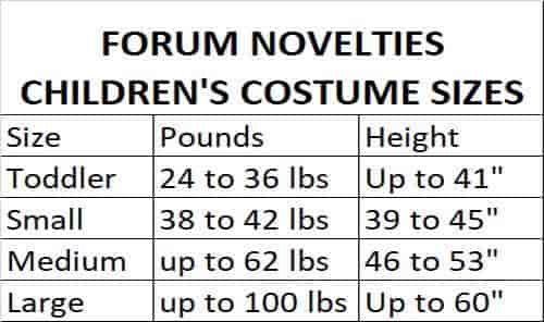Forum Novelties Skeleton Costume Child Large