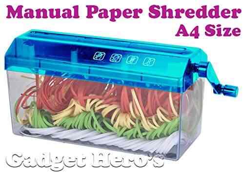 Buy Gadget Hero S Manual Desktop Paper Shredder Machine A4 Size