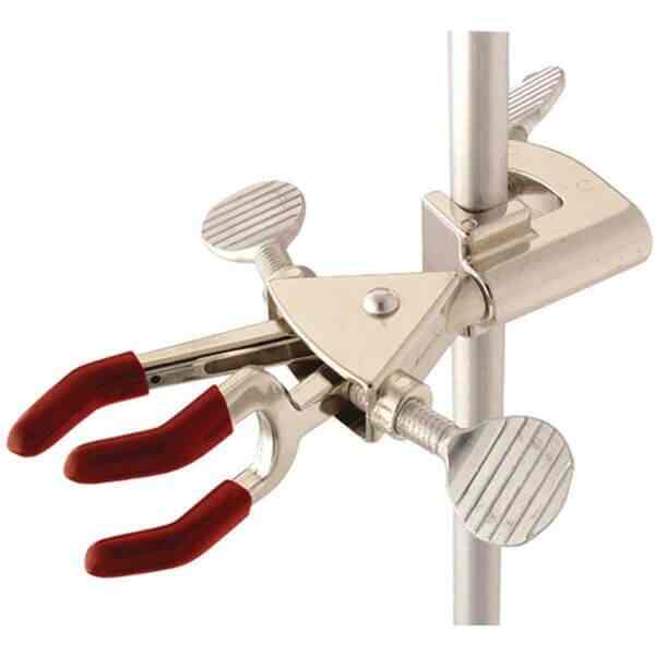 SAWISPHY Laboratory Clamps 3 Prong with Lab Stand Clamp Holder for  Chemistry Ring Stand 2 Pack : Amazon.in: Industrial & Scientific
