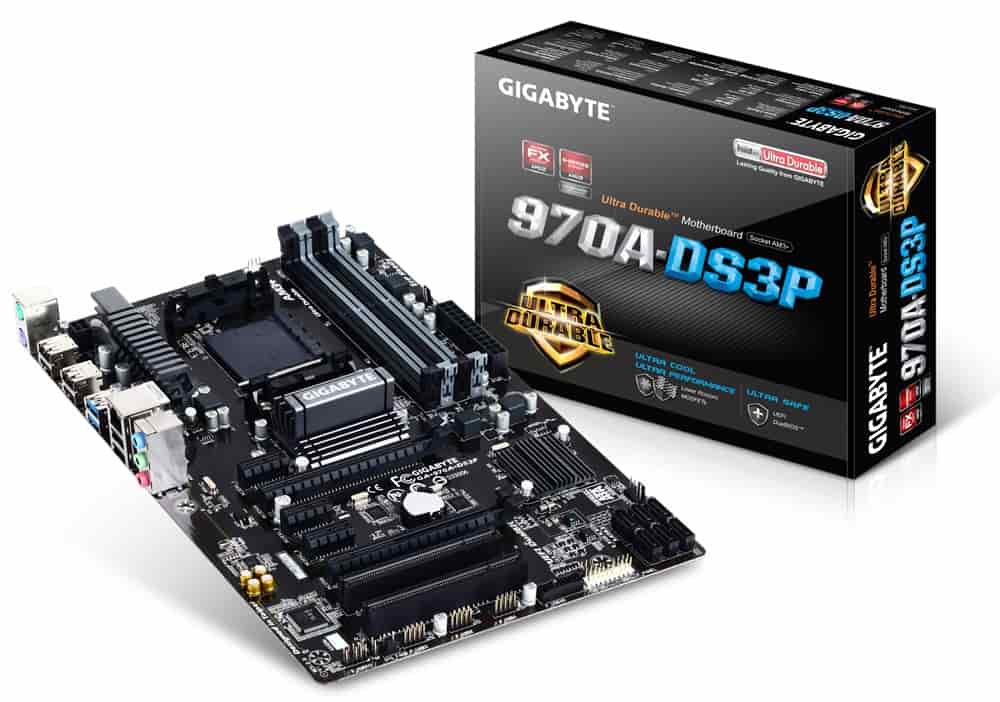 GIGABYTE Ultra Durable Series Computer Motherboard [GA 970A DS3P (rev. 2.x)]