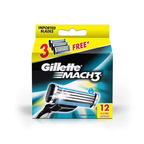 Gillette Mach 3 Cartridges 12 pcs