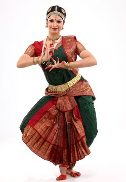 green emerald velvet dress Green Blue 38 inch Pant Length Bharatanatyam Dance Costume | Art Silk, Dharmavaram Kanchi