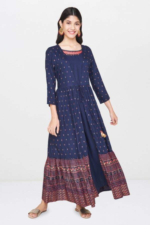 global desi blue maxi dress Look and feel like a desi pataka #GlobalDesi #Fashion #Style #Boho