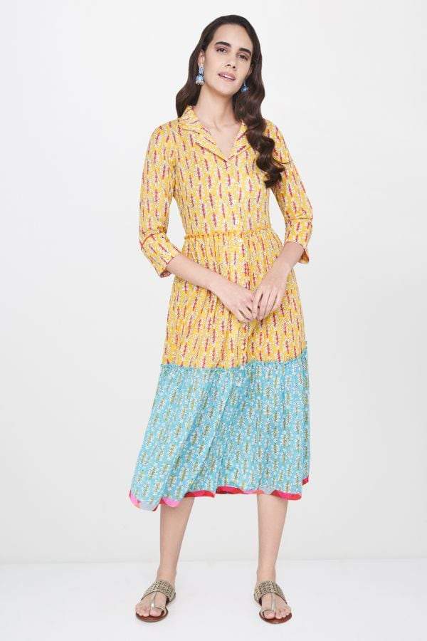 global desi yellow maxi dress Golden Hour, All Day Long #GlobalDesi #VoiceYourStyle