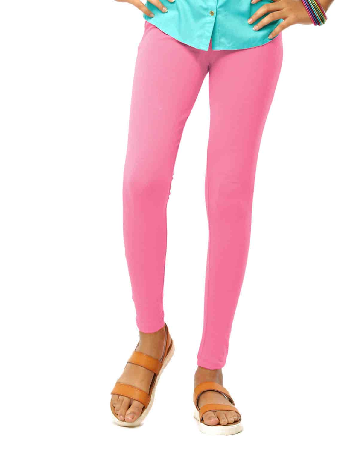 GO COLORS Girls Young Pink Legging