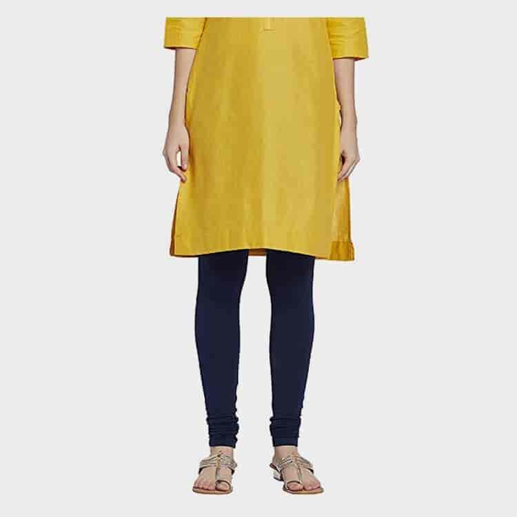 GO COLORS Womens Chudidar navy Bottom