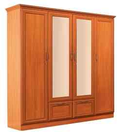 Godrej Interio Eudora 4 Door Mirror Wardrobe Features Price