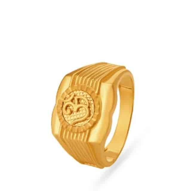 22k Plain Gold Ring JGS-2102-00088 – Jewelegance