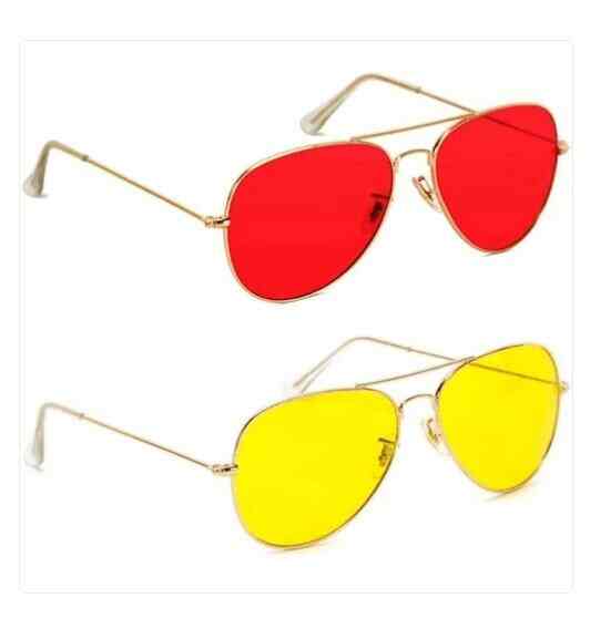 Golden clearance colour sunglasses