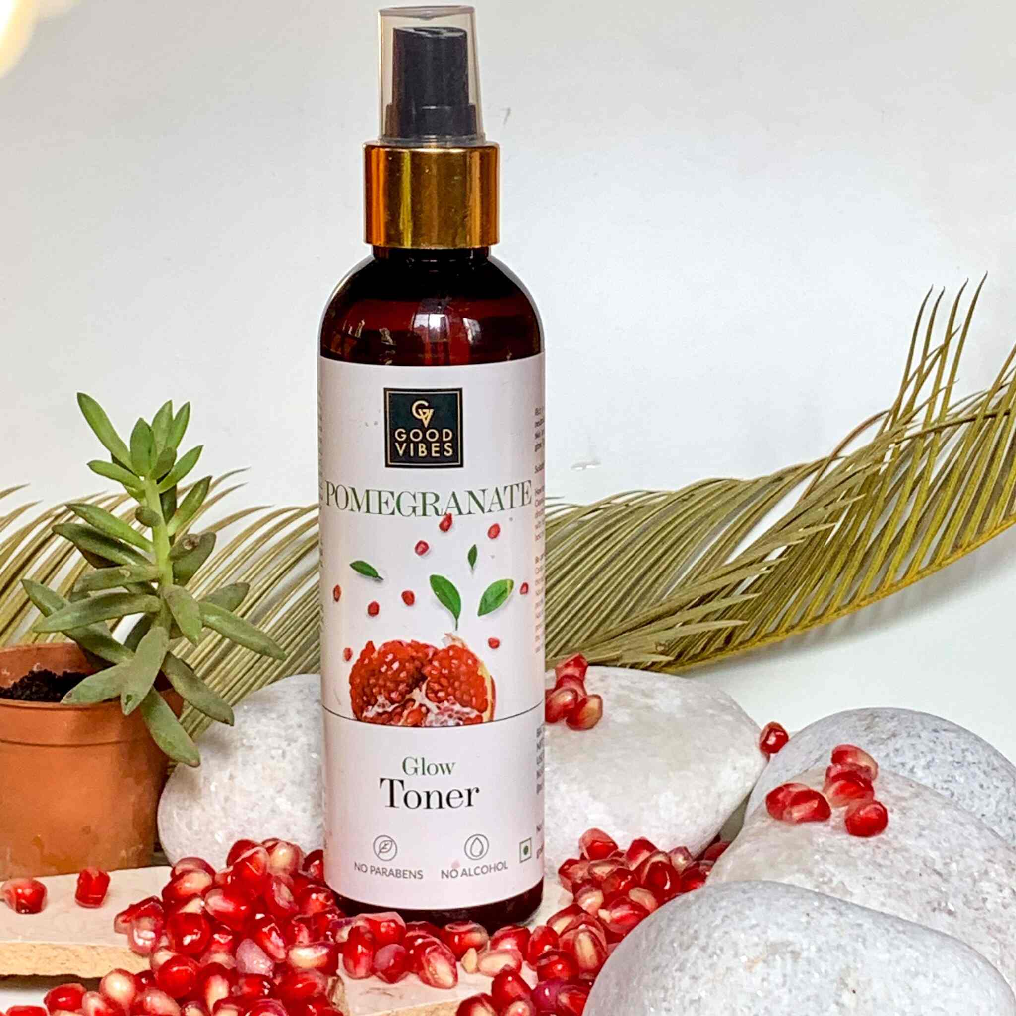 GOOD VIBES Glow Toner Pomegranate 200 ml Skin Toner LabEasy Saki Naka Mumbai Maharashtra
