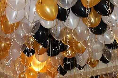 buy grandshop 50412 gold theme party metallic hd balloon gold