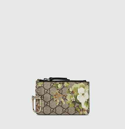 gucci blooms key pouch