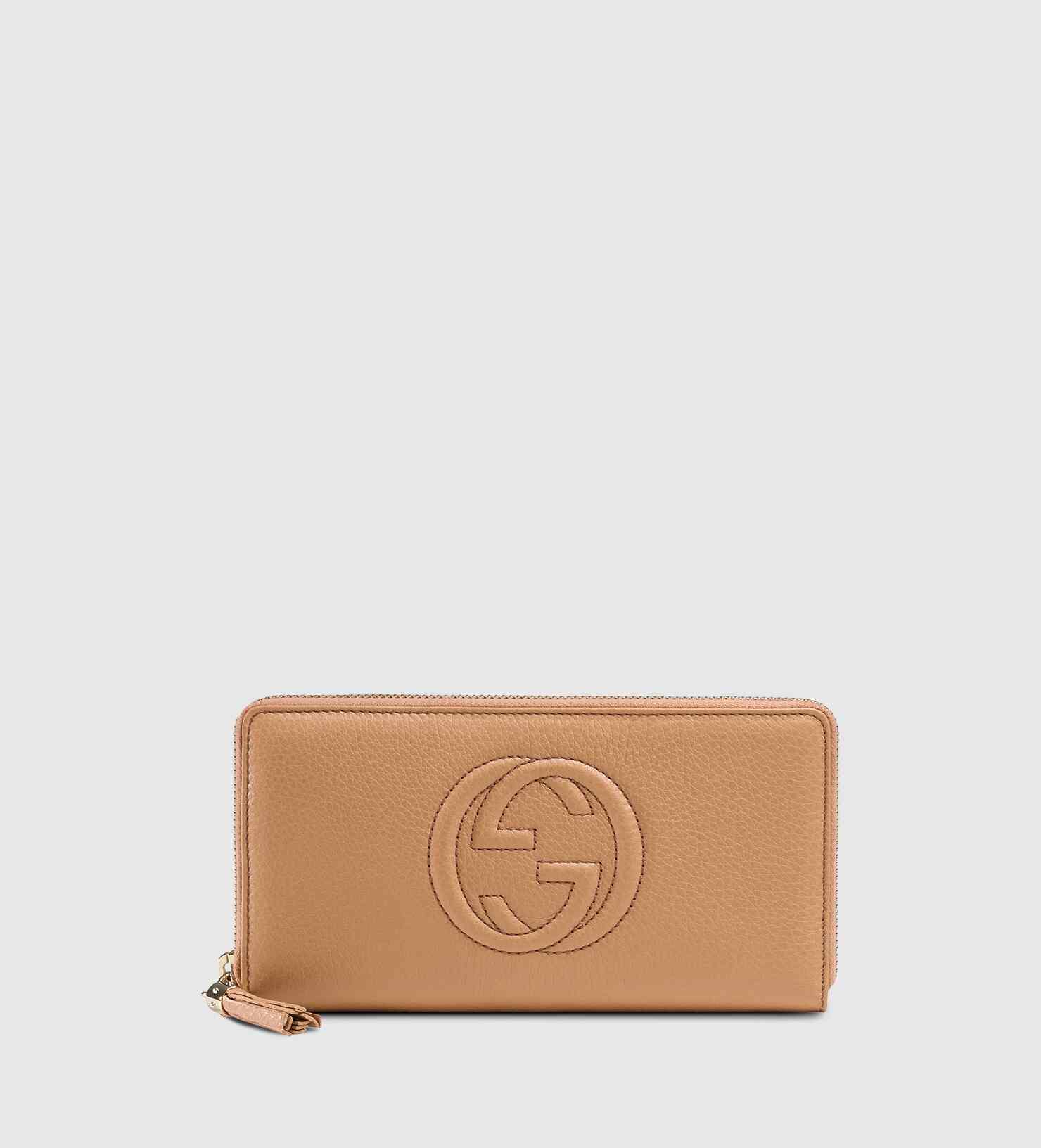 gucci soho zip wallet